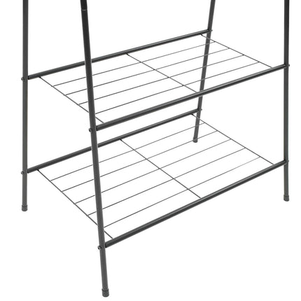 Klädställning 59x35x150 cm svart