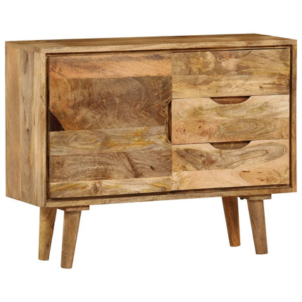 Skänk massivt mangoträ 90x30x69 cm