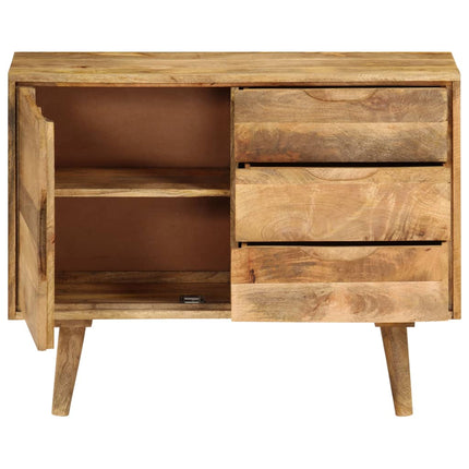 Skänk massivt mangoträ 90x30x69 cm