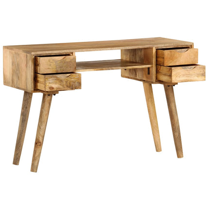 Skrivbord i massivt mangoträ 115x47x76 cm
