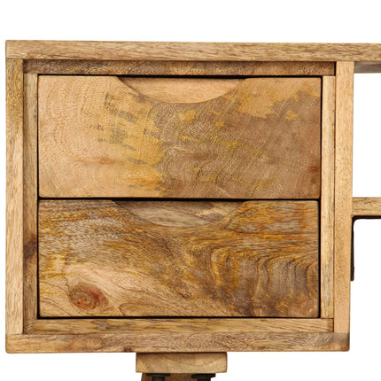 Skrivbord i massivt mangoträ 115x47x76 cm