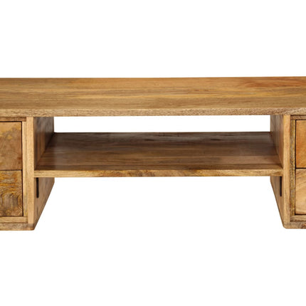 Skrivbord i massivt mangoträ 115x47x76 cm