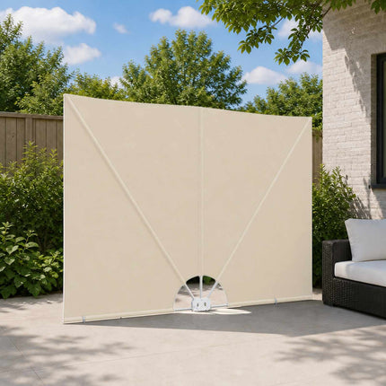Sidomarkis för terrass gräddvit 300x200 cm