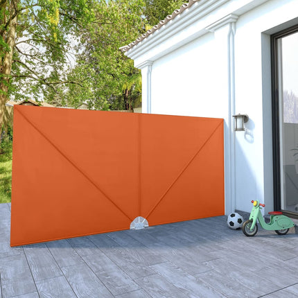 Sidomarkis för terrass terrakotta 400x200 cm