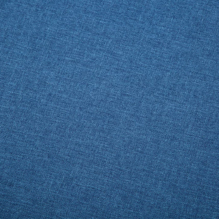 3-sitssoffa med tygklädsel 172x70x82 cm blå