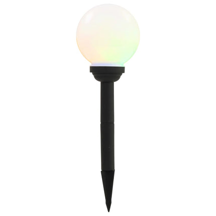 Sollampa LED set 4 st sfäriska 15 cm RGB