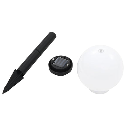 Sollampa LED set 4 st sfäriska 15 cm RGB