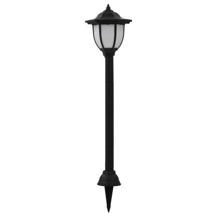Sollampa LED set 3 st svart