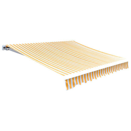 Markisduk orange & vit 3,5x2,5 m