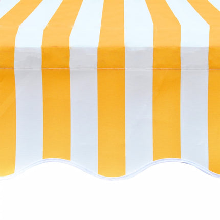 Markisduk orange & vit 3,5x2,5 m