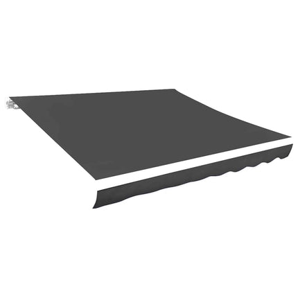 Ersättningstyg för markis grå 450x300 cm polyester