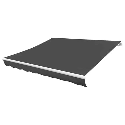 Ersättningstyg för markis grå 500x300 cm polyester