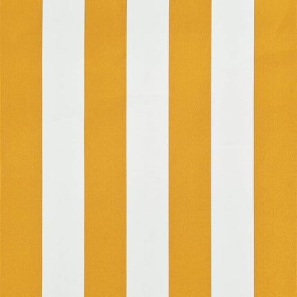 Markis 300x150 cm gul och vit