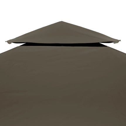 Paviljongtak med ventilering 310 g/m² 3x3 m taupe