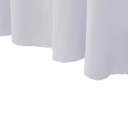 Bordsöverdrag 2 st stretch golvlångt vit 243x76x74 cm