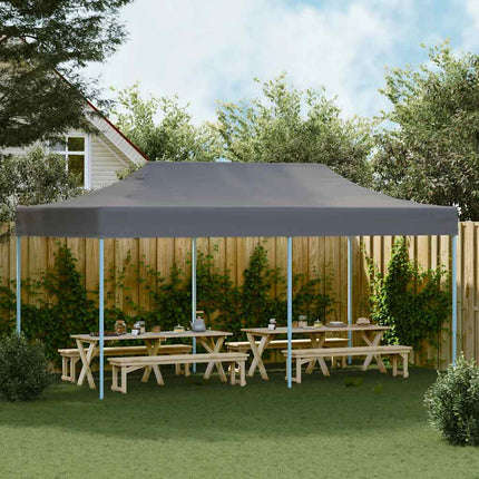 Pop-Up hopfällbart partytält 3x6 m antracit