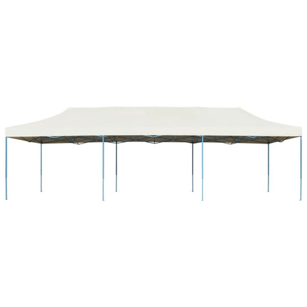 Pop-Up hopfällbart partytält gräddvit 3x9 m