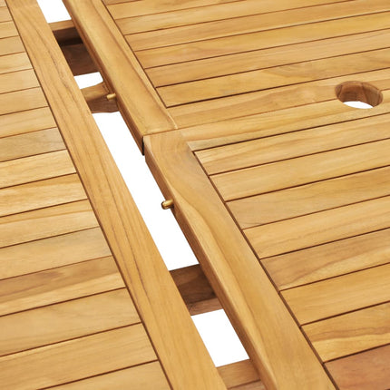 Trädgårdsbord utdragbart 150-200x100x75 cm massiv teak