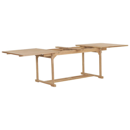Trädgårdsbord utdragbart 180-280x100x75 cm massiv teak
