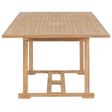 Trädgårdsbord utdragbart 180-280x100x75 cm massiv teak
