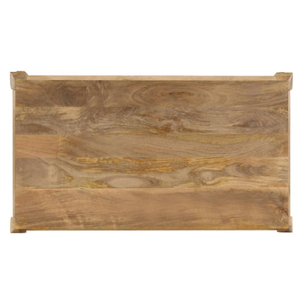 Soffbord massivt mangoträ 116x66x41 cm