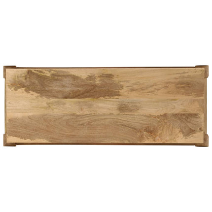 Konsolbord massivt mangoträ 118x38x76 cm