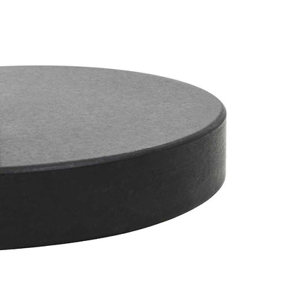 Parasollfot granit rund 28,5 kg svart