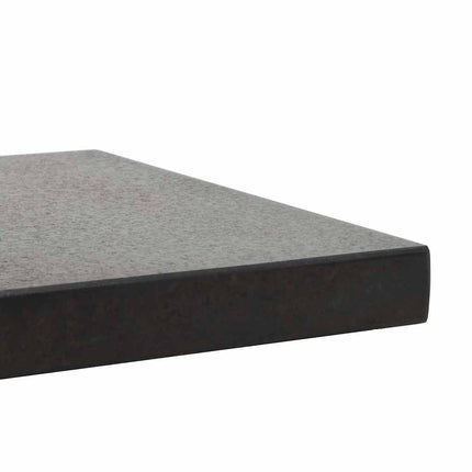 Parasollfot granit 28,5 kg fyrkantig svart