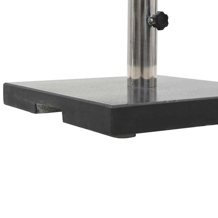 Parasollfot granit 20 kg fyrkantig svart