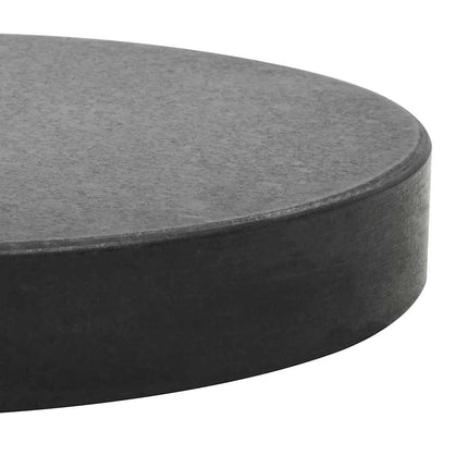 Parasollfot granit rund 20 kg svart