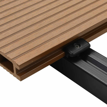 Däckbräda 4 pcs Teak WPC