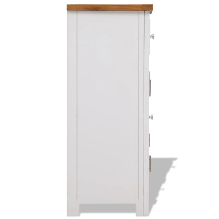 Skänk 90x33,5x83 cm massiv ek