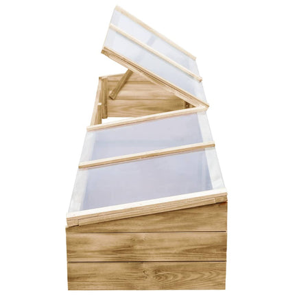 Växthus impregnerad furu 200x50x35 cm
