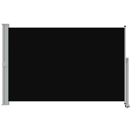 Infällbar sidomarkis 160 x 300 cm svart