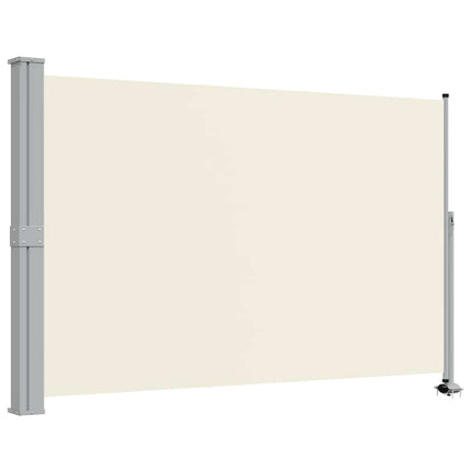 Infällbar sidomarkis 160 x 300 cm gräddvit