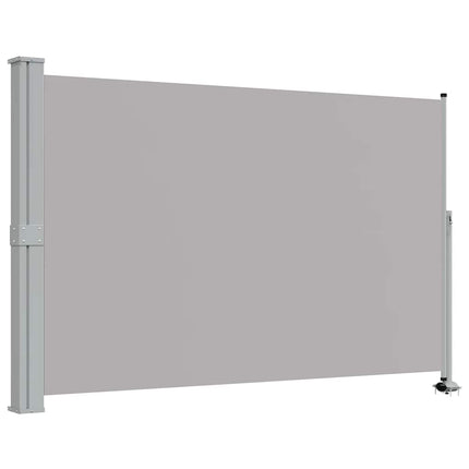 Infällbar sidomarkis 160 x 300 cm grå
