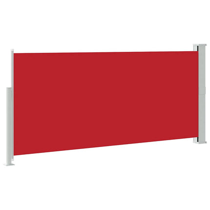Infällbar sidomarkis 140 x 300 cm röd