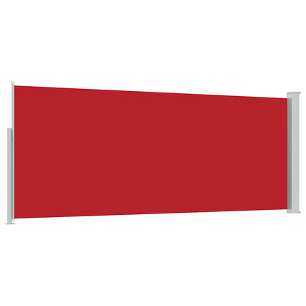Infällbar sidomarkis 117x314 cm röd