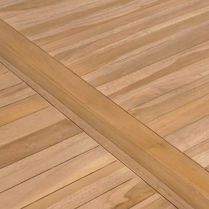 Trädgårdsbord 150x90x77 cm massiv teak