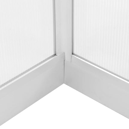 Växthus aluminium 302x190x195 cm 11,19 m³
