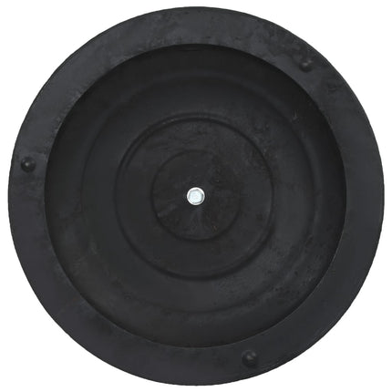 Parasollfot rund polyresin 10 kg svart