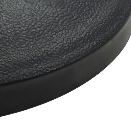 Parasollfot halvrund polyresin 9 kg svart