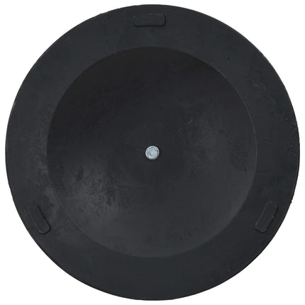 Parasollfot rund polyresin 13 kg brons