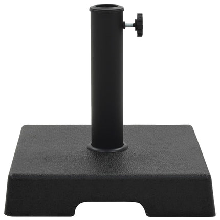 Parasollfot fyrkantig polyresin 8 kg svart
