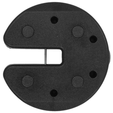 Paviljongvikter 4 st svart 220x50 mm betong