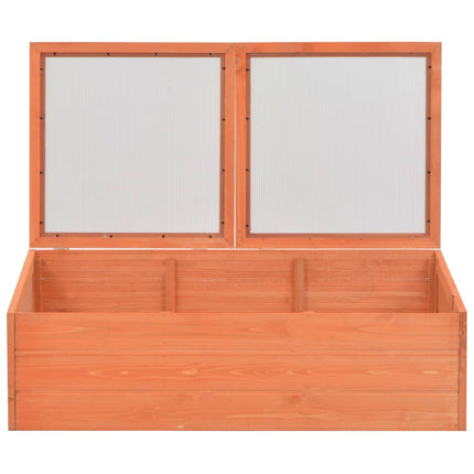 Växthus trä 100x50x34 cm