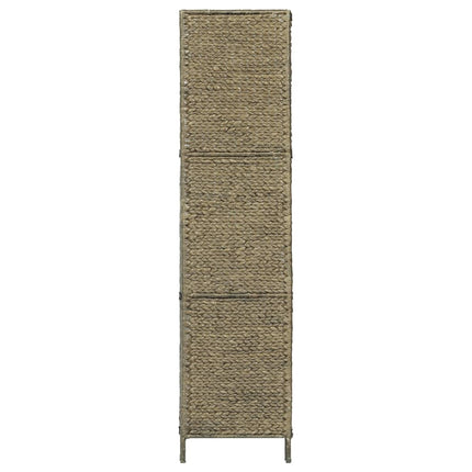 Rumsavdelare 3 paneler vattenhyacint 116x160 cm brun
