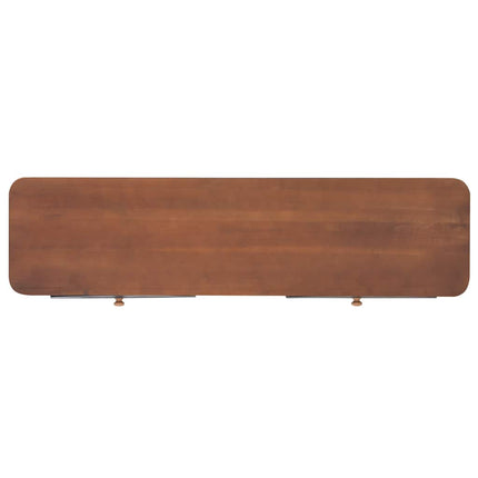 Konsolbord med 2 lådor 120x30x75 cm massivt granträ
