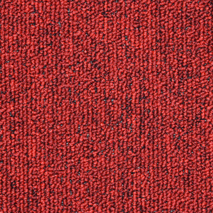 Trappmattor 15 st 56x17x3 cm röd halvrunda