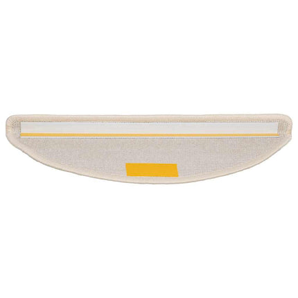 Trappmattor 15 st 56x17x3 cm vita halvrunda